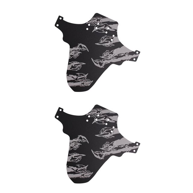 fastboy Bicycle Splasher Front Rear Tire Wheel Guard Mountain Bikes Bike Protecting Tool Floral Print Mudguard Accessories Claw 2Set