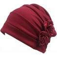 thumbnail image 2 of 1Pc/2Pcs Chemo Caps Headwear for Women Turbans Beanies Flowers Hats Headwrap for Cancer Patient Hair Loss, 2 of 3