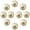 Copper Brushed color, variant on HDJNal Set of 10 ,Ball Shape Cabinet Dresser Drawer Knobs Handmade Zinc alloy Wardrobe Pulls Kitchen Cupboard Handles Wardrobe Hardware Interior Decor,Pearl Black