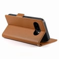 thumbnail image 3 of Magnetic Wallet Case with Card Holder & Stand for Google Pixel 10A Brown, 3 of 6