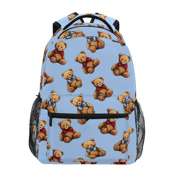 ALAZA Stylish Backpack Cartoon Bears Elementary Bookbag Personalized Laptop School Bags Travel Daypack