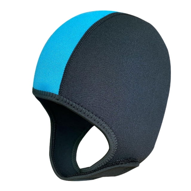 Capucha De Neopreno Para Buceo Sunnimix 3mm Negro Azul