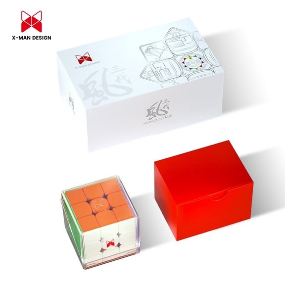 QY X-Man Tornado V3 M Flagship UV Speed Cube 3x3 Flagship Editiong Sticker Magic Cube QiYi Tornado V3M Puzzle