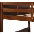 thumbnail image 6 of Harper & Bright Designs Full Over Full Bunk Bed with Twin Size Trundle, Walnut, 6 of 8