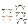 thumbnail image 2 of Retail Eyewear Bridge Replacement For Rimless Frame,Stainless Steel Eyewear Nose Bridges NB018# NB018 Black, 2 of 6