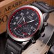 thumbnail image 2 of Reloj de cuarzo para hombre, relojes para hombre, reloj de pulsera analógico de cuarzo con fecha de cuero militar para hombre, 2 of 5