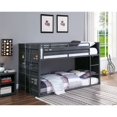 thumbnail image 4 of ACME Lit Superposé Style Conteneur Cargo en Métal Simple sur Simple en Gunmetal, 4 of 4