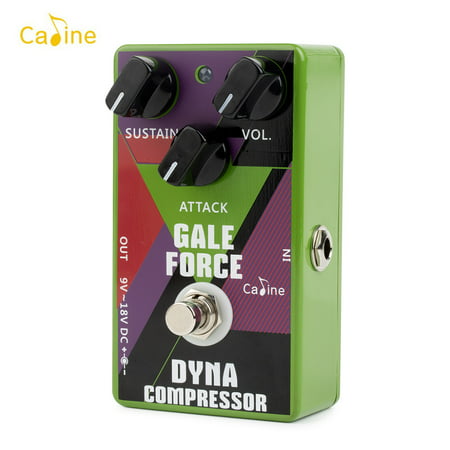 Caline CP-52 Electric Guitar Compressor Compress Effect Pedal Aluminum Alloy Housing True (Best Compressor Pedal For Electric Guitar)