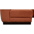 thumbnail image 4 of Meridian Furniture Quinn 7-Piece L-Shaped Fabric Modular Sectional in Orange, 4 of 15