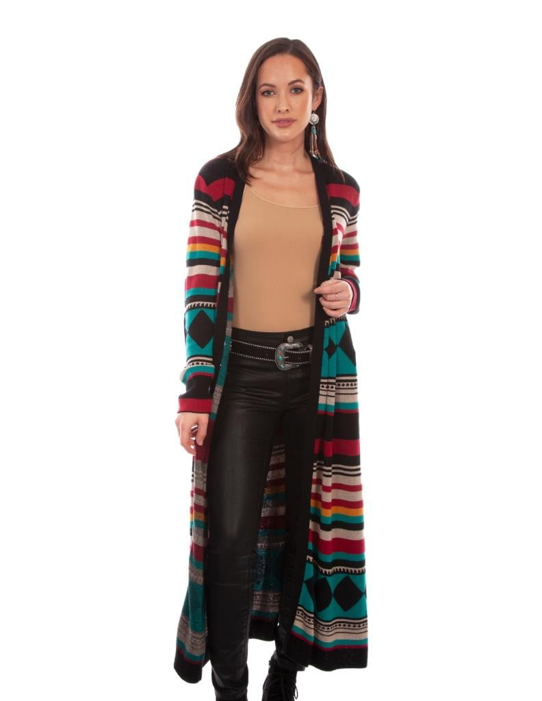 Scully Western Cardigan Womens L/S Knit 