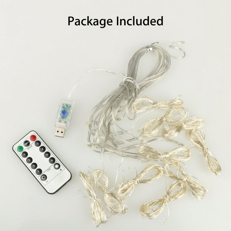 YoTelim LED Fairy String Lights with Remote Control - 2 Set 100 LED  33ft/10m Micro Silver Wire Indoo…See more YoTelim LED Fairy String Lights  with