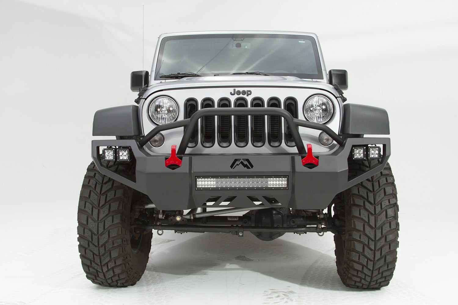 07-18 WRANGLER JK VENGEANCE FRONT BUMPER W/ PRE-RUNNER GUARD BARE STEEL Fits select: 2015-2017 JEEP WRANGLER UNLIMITED, 2012-2014 JEEP WRANGLER