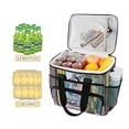 thumbnail image 2 of FORMRS Insulated Cooler Bag 24 Cans Capacity Soft Leakproof Lunch Box with Side Pockets, Ocean Boat, 2 of 7