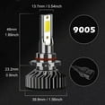 thumbnail image 5 of VISVIC 9005 H11 LED Headlight Bulb White High Low Beam for Ram 1500 2500 3500, 5 of 5