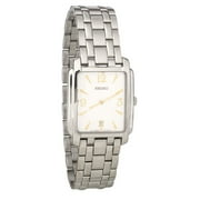 Men's Stainless Steel Rectangular Watch