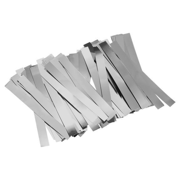 Unique Bargains 100pcs Car 99.6% Pure Nickel Strip Tape 0.1x10x100mm for 18650 Battery Lithium Battery Pack Welding