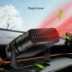 thumbnail image 4 of Calentador de coche eléctrico, ventilador de descongelación portátil, ventilador de calefacción rápida para coche eléctrico, desempañador Universal, secador de coche, accesorios interiores de 12V/24V seitruly VI001627-02B, 4 of 6