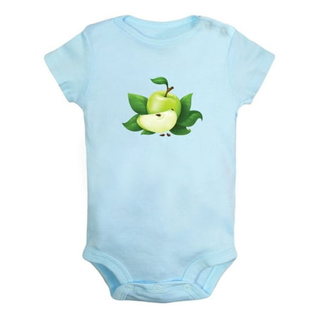 

Fruit Apple Image Print Rompers For Babies Newborn Baby Unisex Bodysuits Infant Jumpsuits Toddler 0-24 Months Kids One-Piece Oufits (Blue 18-24 Months)