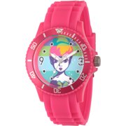 Tinker Bell Women's Pink Plastic Watch, Pink Plastic Strap