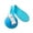 Blue, variant on Baby Bottle Holder Hands Free Anti-Shedding Anti-Slip Soft Silicone Orange