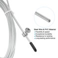 thumbnail image 4 of Uxcell 10Ft Speed Jump Rope Replacement Cable 2.5mm Professional Skipping Rope Steel Wire Replace White 4 Pcs, 4 of 6