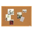 Quartet Cork Bulletin Board, 2' x 3', Wood Finish Frame