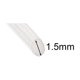 thumbnail image 3 of Uxcell 29.5Ft-1.5mm Protector de cable de aislamiento de fibra de silicona blanca, 3 of 5