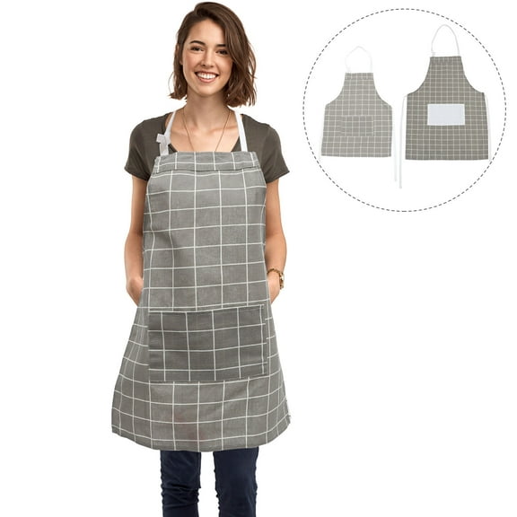 Homoyoyo Matching Family Aprons Modern Parent- White 2Pcs