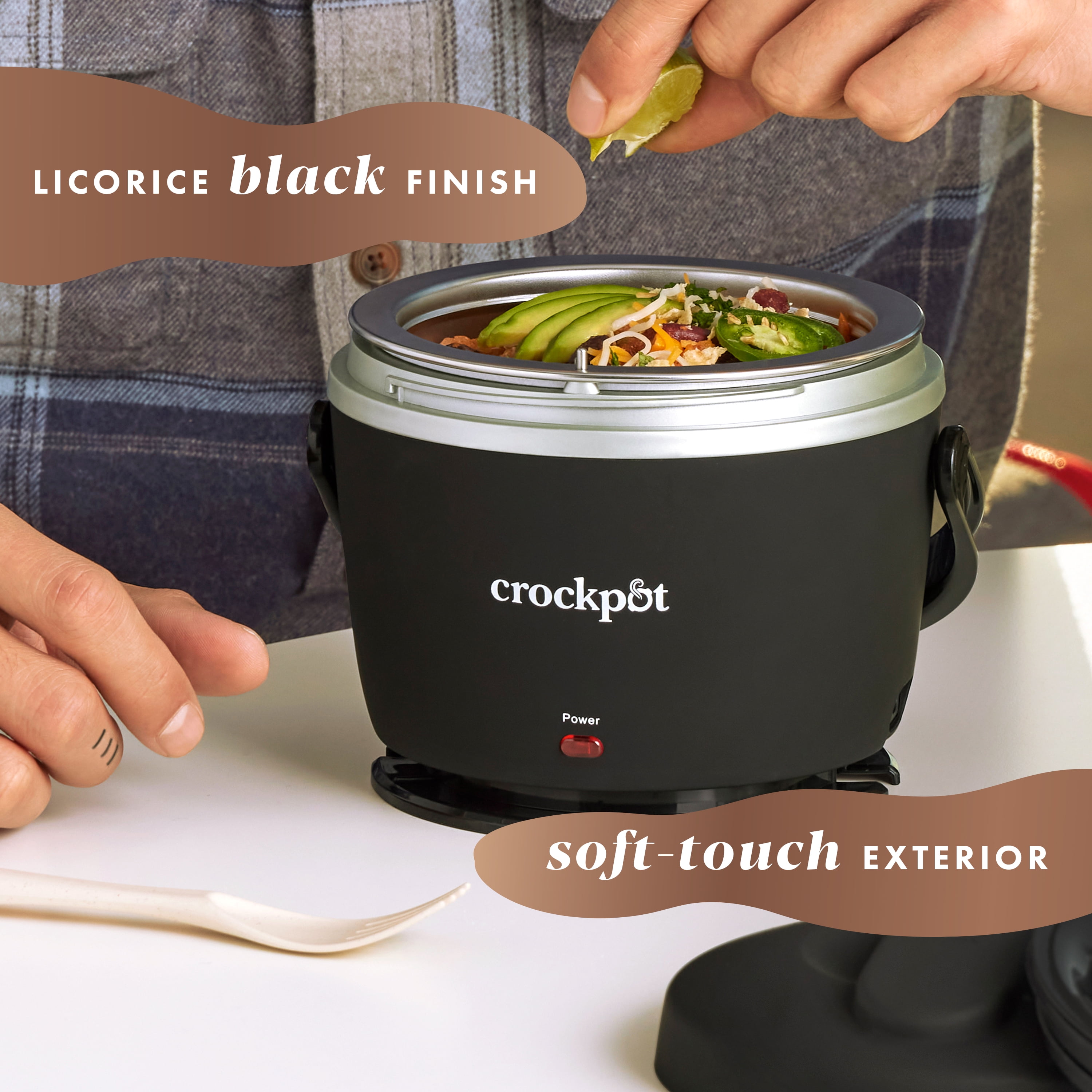 Best Buy: Lunch Crock Food Warmer Black SCCPLC200-BK