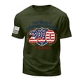 thumbnail image 4 of TOWED22 American Flag Shirt Men 250 Anniversary USA Shirt Crewneck Short Sleeve Tshirts 4th of July Independence Day Tees(AG,XL), 4 of 5