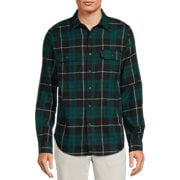 George Men's Long Sleeve Flannel Shirt