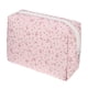 thumbnail image 1 of 1 Pc Bolsa Cosmética Floral Portátil para Mujeres para Vacaciones Viaje de Negocios Rosa Claro Poliéster, 1 of 3