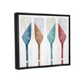 thumbnail image 4 of Stupell Industries Rustic Boat Oars Nature Painting Black Floater Framed Art Print Wall Art, 31 x 25, 4 of 10