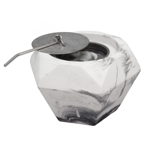 Tabletop Fire Pit Prevent Fuel Leakage Portable Decorative Concrete Mini Ethanol Fire Bowl for Indoor Outdoor