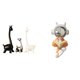 thumbnail image 1 of Figura de jirafa creativa moderna de cerámica para escritorio, oficina, estantería, dormitorio, chimenea, mesa, centro de mesa, decoración, 1 of 8