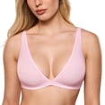 thumbnail image 1 of Bralette INLYRIC Inbarely Soft Escote Profundo Sin Aros Rosa XL, 1 of 6