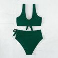 thumbnail image 5 of Women Slimming Ruffle One Piece Swimsuits Ruched Tummy Bathing Suits, 5 of 8