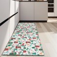 thumbnail image 4 of Christmas Gift and Deer Pattern Kitchen Rug Mat,Kitchen Runner Rugs Non Skid Washable,Decorative Kitchen Floor Mats for Kitchen,Sink,Laundry,17"X47", 4 of 5