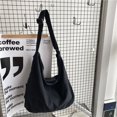 thumbnail image 5 of Bolso de hombro para mujer, bolsos cruzados de lona grandes para mujer, tela de algodón 2023, bolso escolar coreano a la moda para estudiantes, 5 of 5