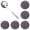 Silver*1+Steel wool wiping pad*5, variant on Hecteas Steel Wool Scrubber,Stainless Steel Scrubber,Brillo Pad,for Scouring Stubborn Messes From Cast Iron, Pots, Pans, Grill, Stoves, Sink(1 Scrubber)(Silver)