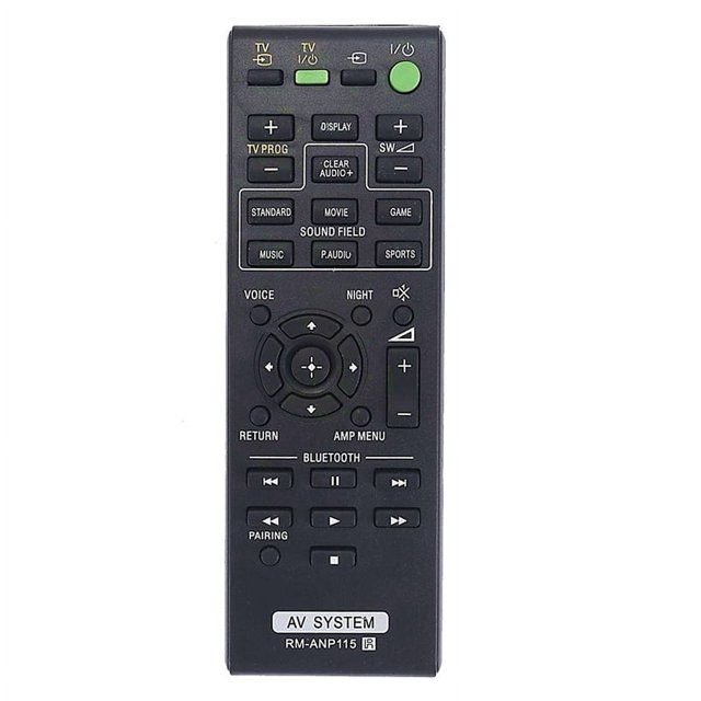 -ANP115 Reemplazo del Control Remoto para la Barra de Sonido HT-CT770 HTCT770 HT-CT370 HTCT370