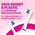 thumbnail image 5 of Spinbrush Kids Electric Toothbrush, Shimmery Sparkle, Battery-Powered, Ages 3+, 5 of 11