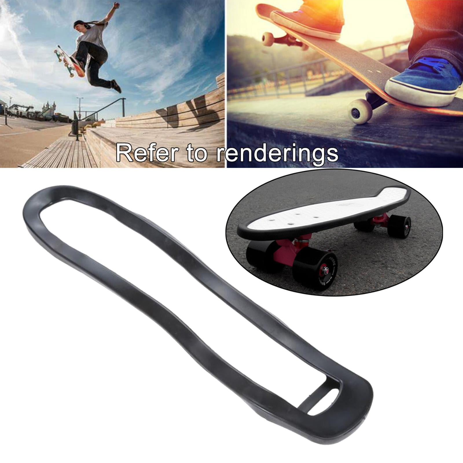 Skateboard Longboard Rubber Shock Protector Cover Durable - Walmart.com
