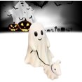 thumbnail image 3 of 15/25CM Halloween Ghost Walking Dog Statue Resin Halloween Decoration Home And Courtyard Decorations Holiday Gift, 3 of 4