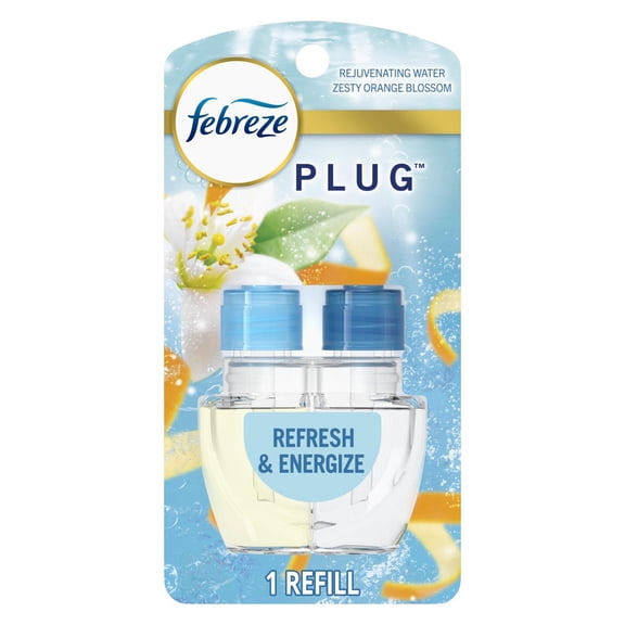 Febreze Plug In Air Freshener Scented Oil Refill - Refresh & Energize Each
