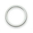 thumbnail image 3 of Ladies 2mm Stackable Milgrain Wedding Band Ring in 14K White Gold, 3 of 4
