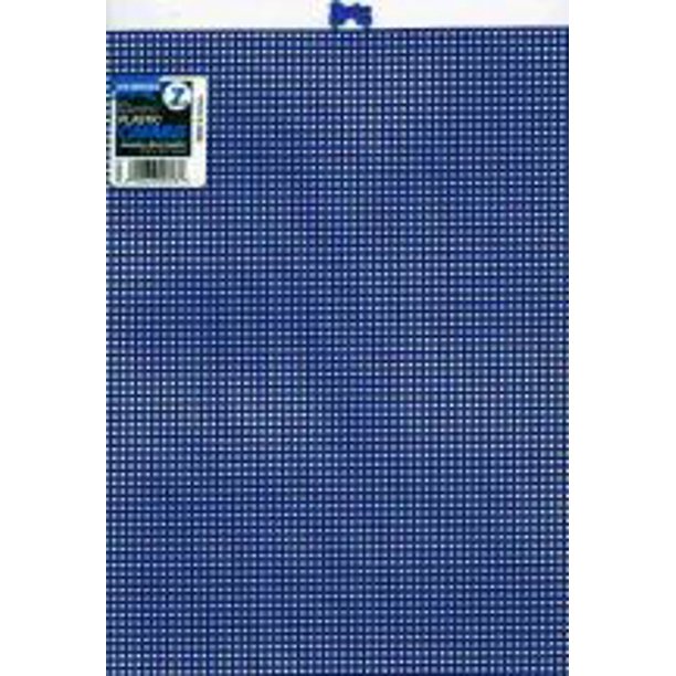 Darice Plastic Canvas 7 Count 10"X13"Dark Blue