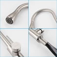 thumbnail image 2 of Kitchen Faucet with Pull Down Sprayer Single Handle Stainless Steel Brushed Nickel, 2 of 7