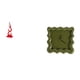 thumbnail image 1 of Figura De Resina Con Forma De Llama Abstracta, Escultura De Fuego Moderna, Adorno Para Patio, Oficina, Estantería, Reloj De Pared Cuadrado, Decoración, Reloj Colgante Silencioso Y Preciso, 1 of 8