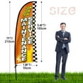 thumbnail image 3 of QSUM Maintenance Service Feather Flag Kit,7FT Car Maintenance Advertising Banner, Auto Repair Service Center Businesses Signs, 3 of 5